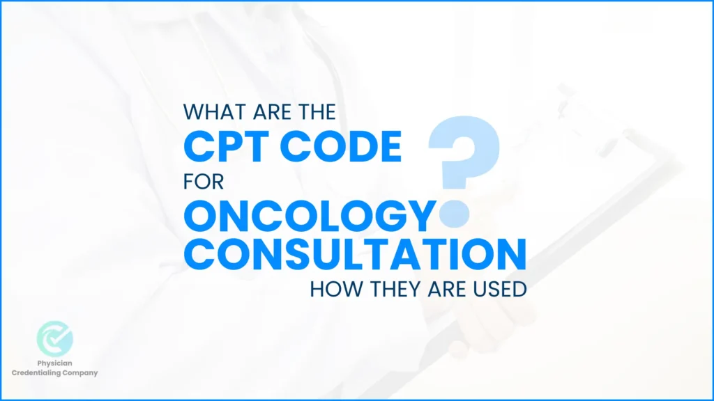 CPT Code for Oncology Consultation