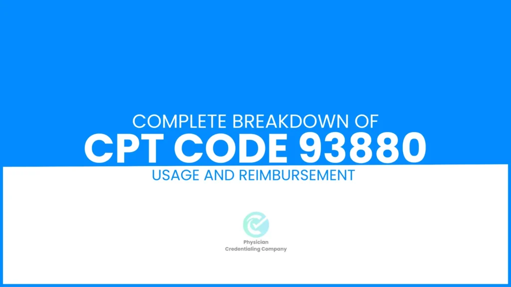 CPT Code 93880