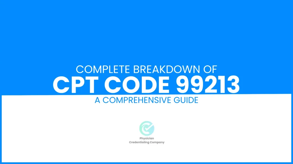 CPT Code 99213