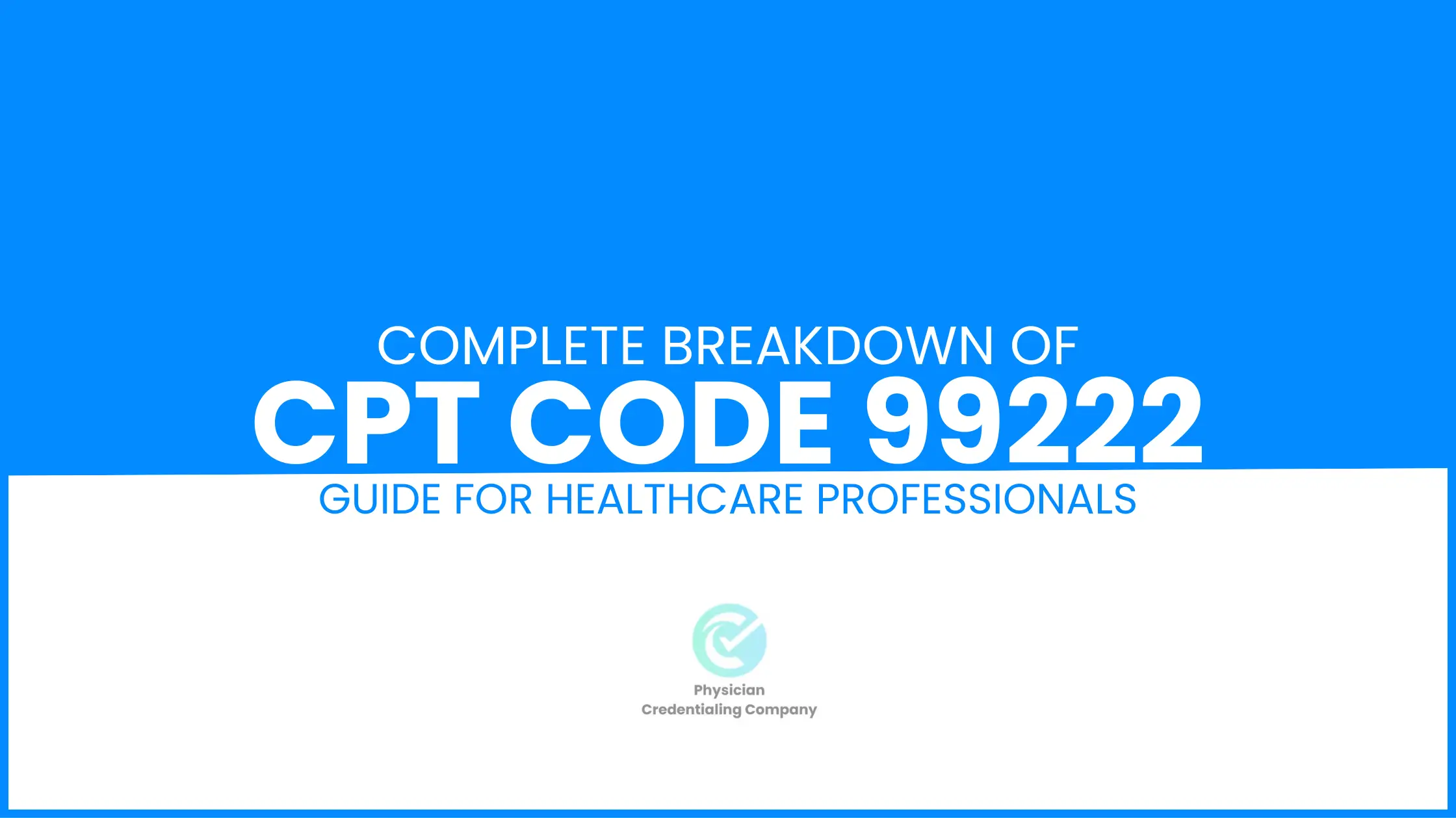 CPT Code 99222