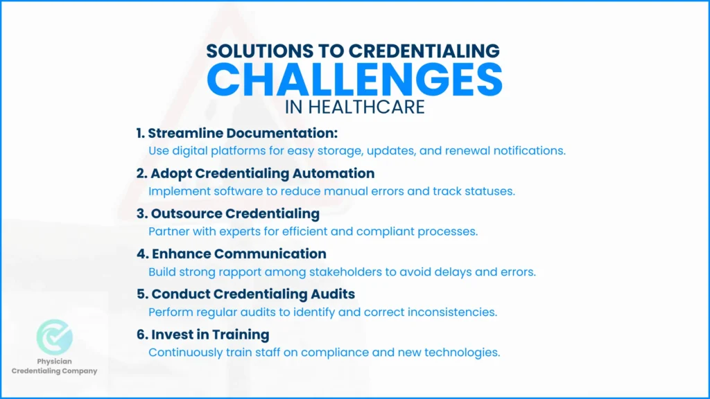 Solutions to Credentialing Challenges in Healthcare